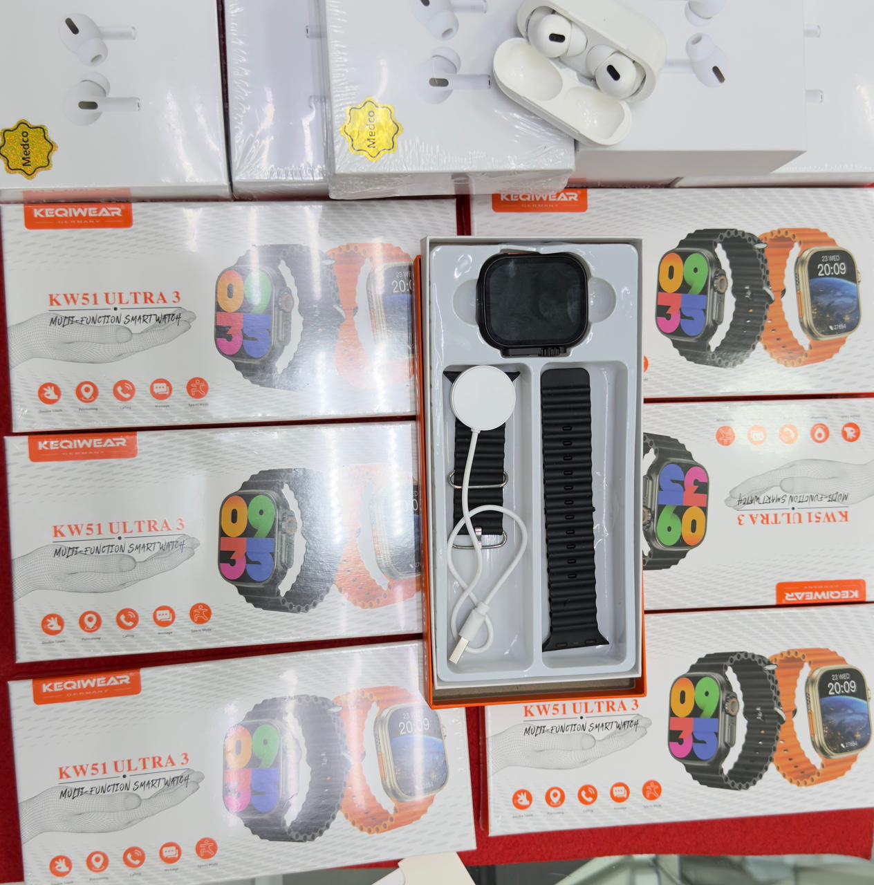 4× Ultra Smart Watch + 4× Airbirds Bundle – Ultimate Tech Combo ( 8 in 1 offer )