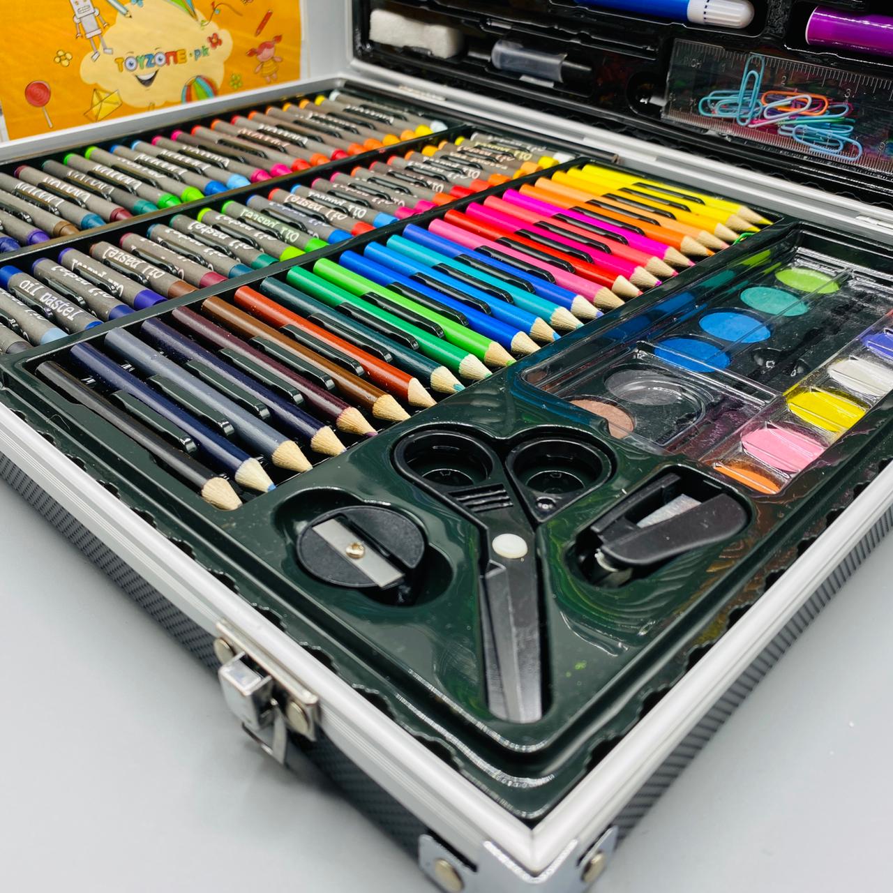 150 Pieces Art Set Briefcase | 🎁✨ Best Gift for Kids 🎁✨