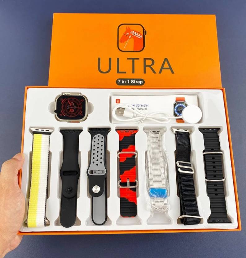 7 Strap Ultra Smart Watch + Free Delivery [ Ramadan Special ]