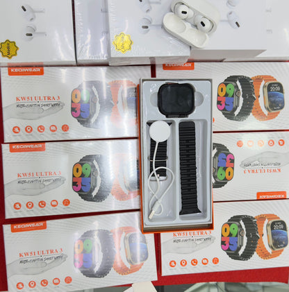 4× Ultra Smart Watch + 4× Airbirds Bundle – Ultimate Tech Combo ( 8 in 1 offer )