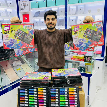 150 Pieces Art Set Briefcase | 🎁✨ Best Gift for Kids 🎁✨